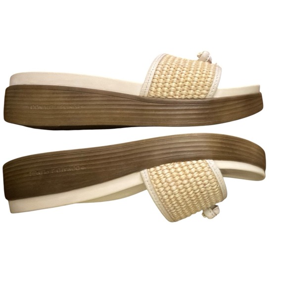 Donald J Pliner Women's Sz. 8 Farrah‎ Platform Sandal In Platino - Picture 6 of 7